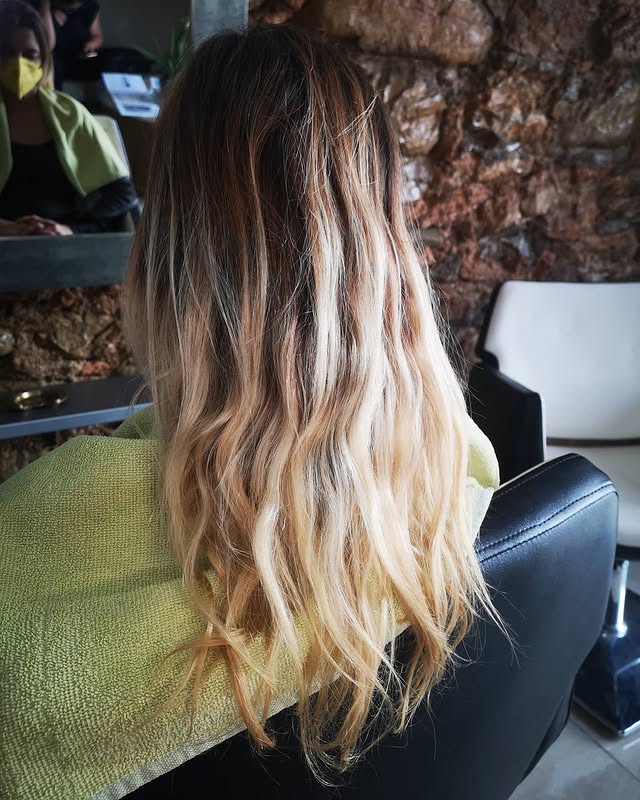 Balayage en ondas